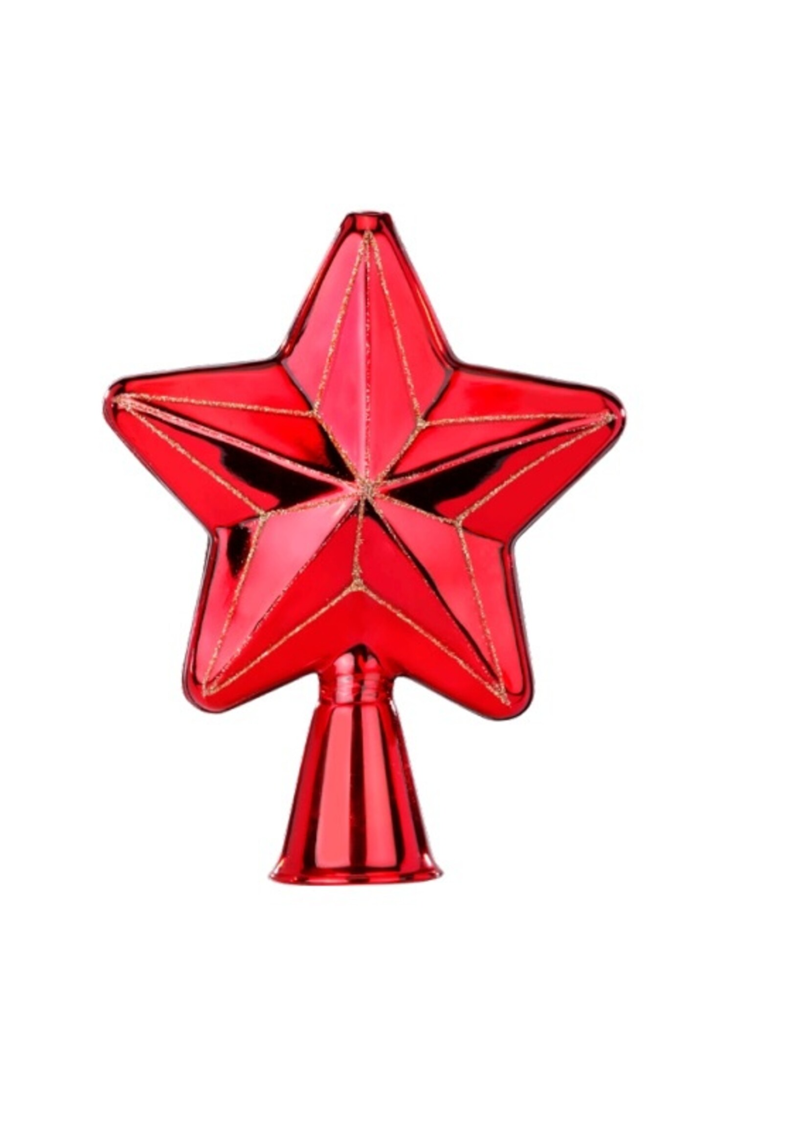 Magic by Inge Rode stervormige piek voor de kerstboom 17 cm