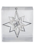 Set van 3 - Zilveren Sterren 3D Kersthangers