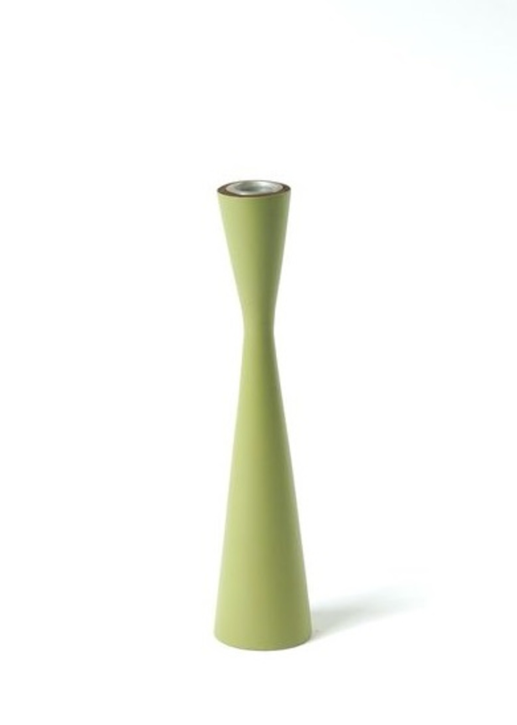 Kinta Kandelaar Zandloper 25 cm Olijfgroen