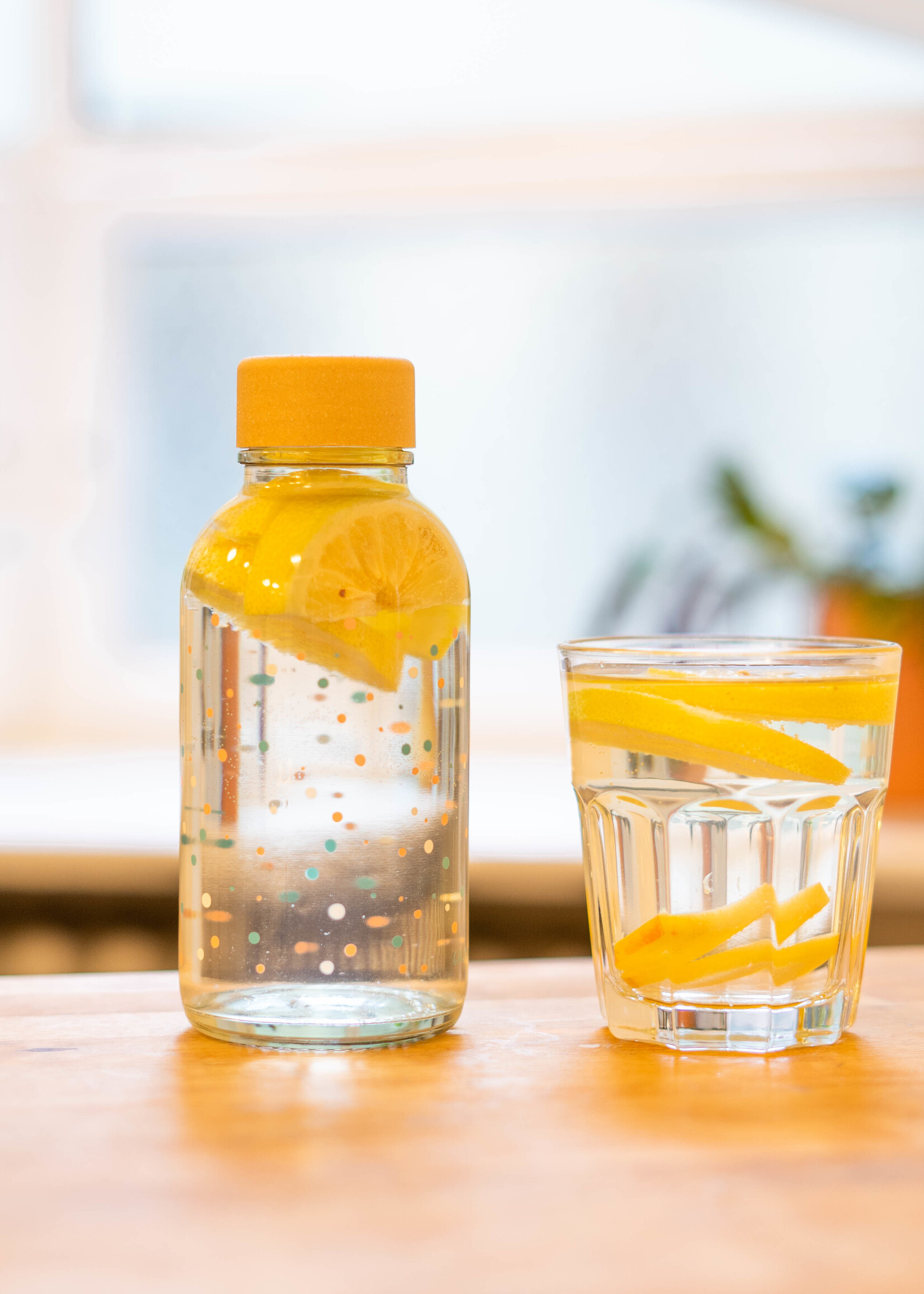 Carry Bottles Glazen Drinkfles Flying Circles 0.4 liter