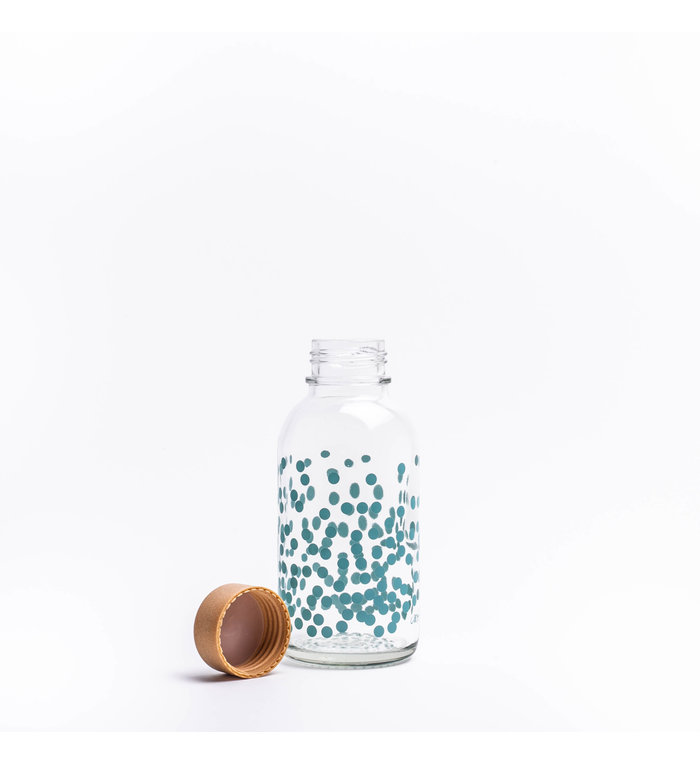 Carry Bottles Glazen Drinkfles Pure Happiness 0.4 liter