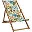 Vent de Bohème tuinstoel - ligstoel - strandstoel van acaciahout met tropisch Bamboo design