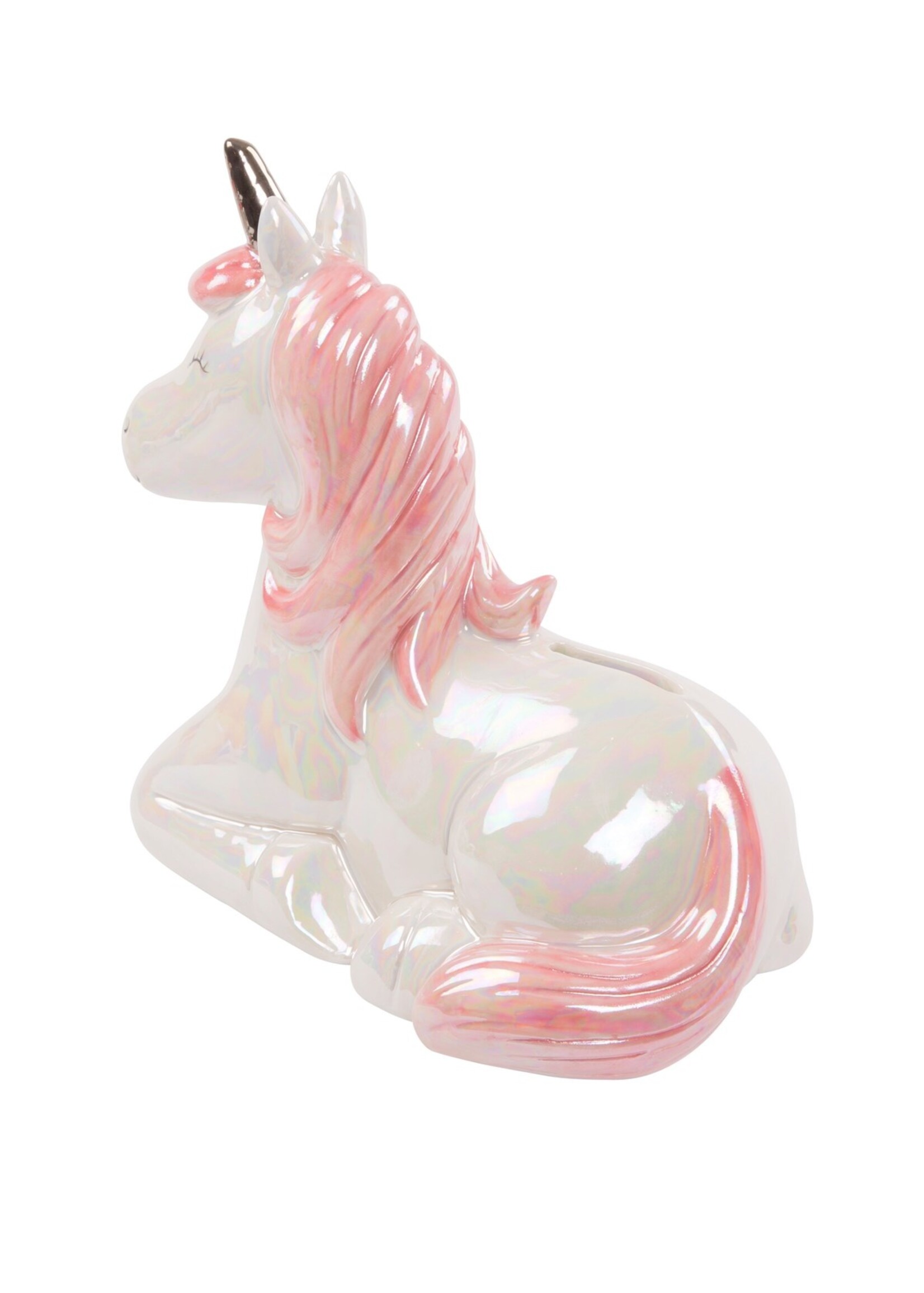 Sass & Belle schattige eenhoorn spaarpot uit de Rainbow Unicorn collectie