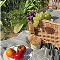 Les Jardins de la Comtesse grijs wit geruit picknickkleed  280 x 140 cm