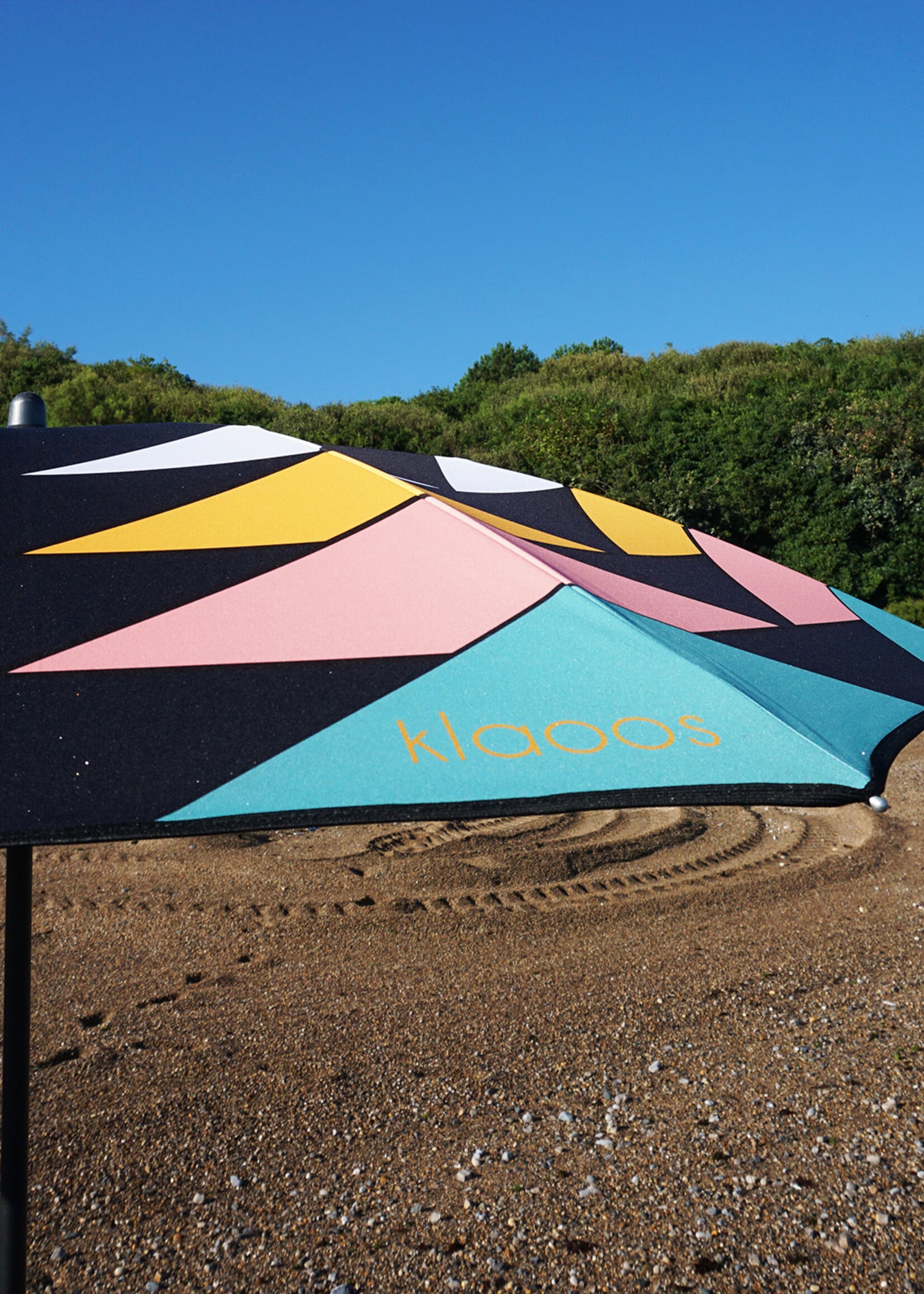 Klaoos Parasol voor het strand Zomernacht