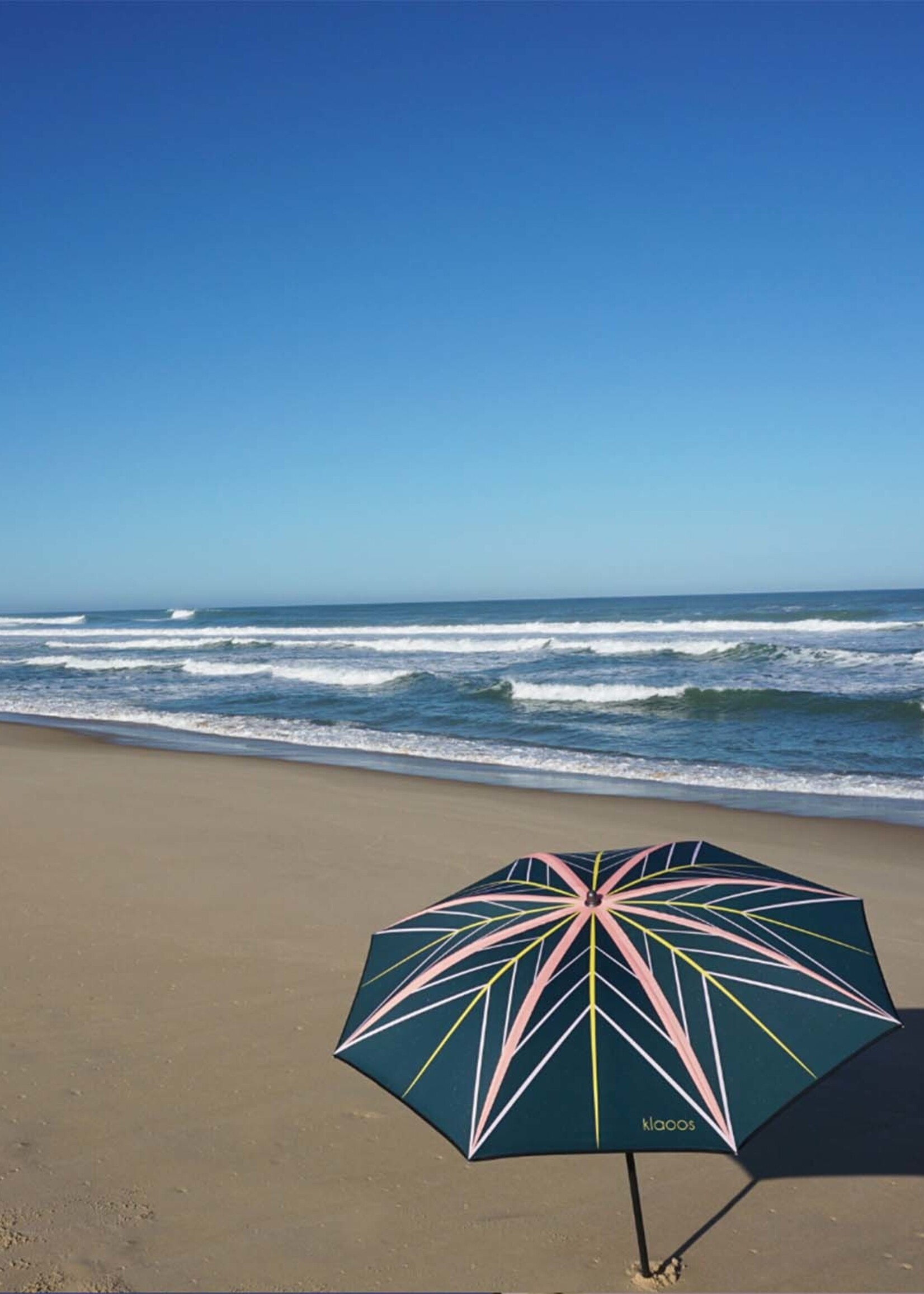Klaoos Parasol voor het strand Stella Groen