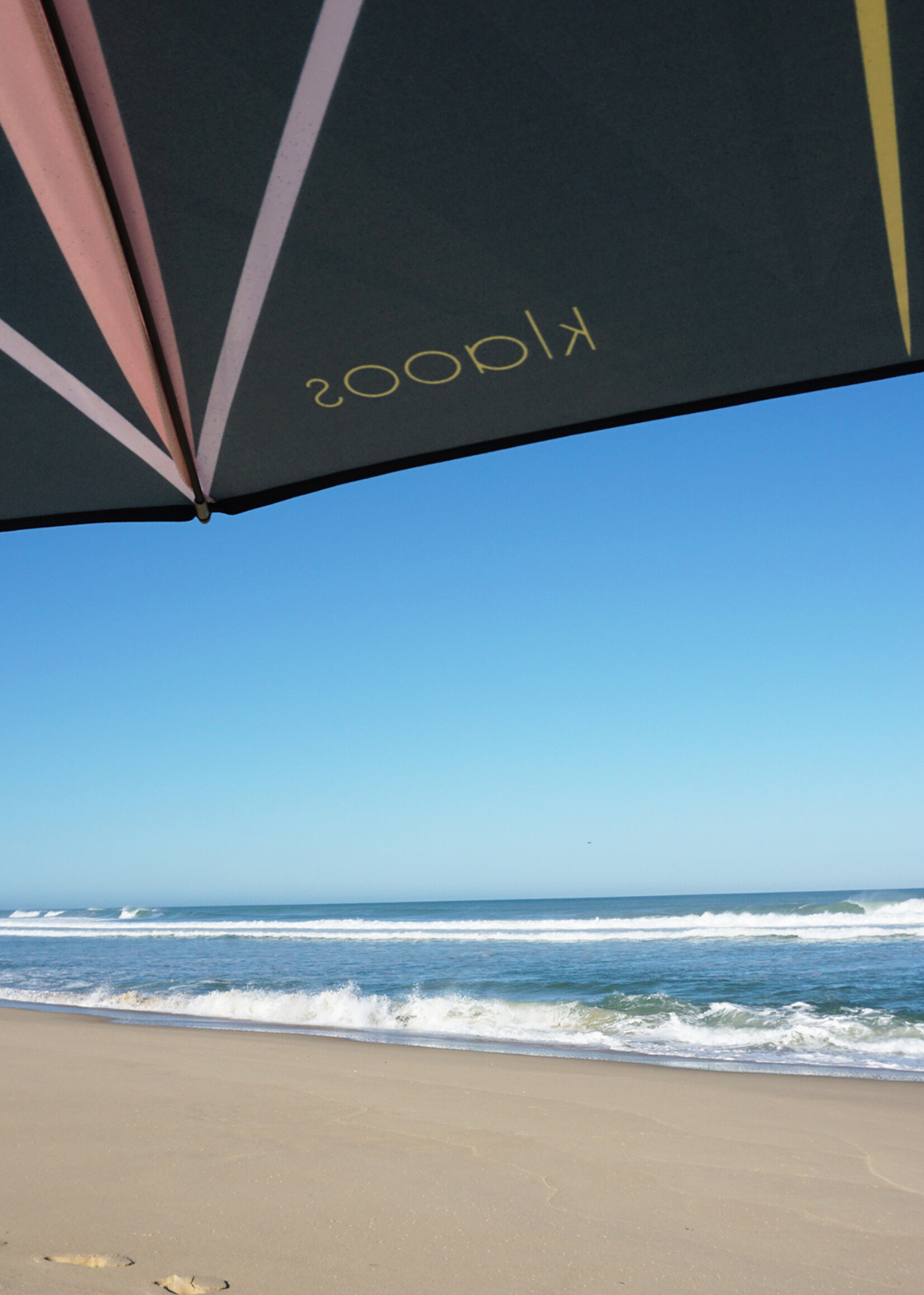 Klaoos Parasol voor het strand Stella Groen