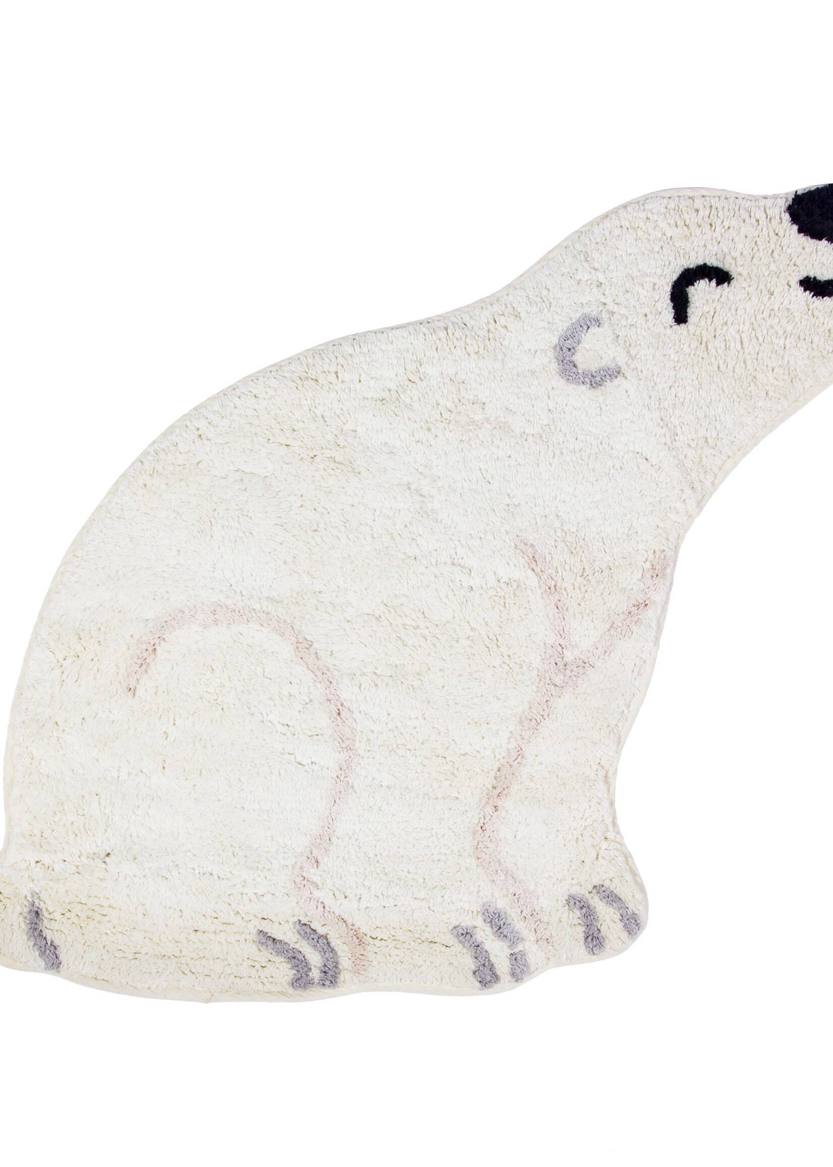 Sass & Belle Vloerkleedje Nanook de ijsbeer uit de Bedreigde Diersoorten collectie van Sass & Belle
