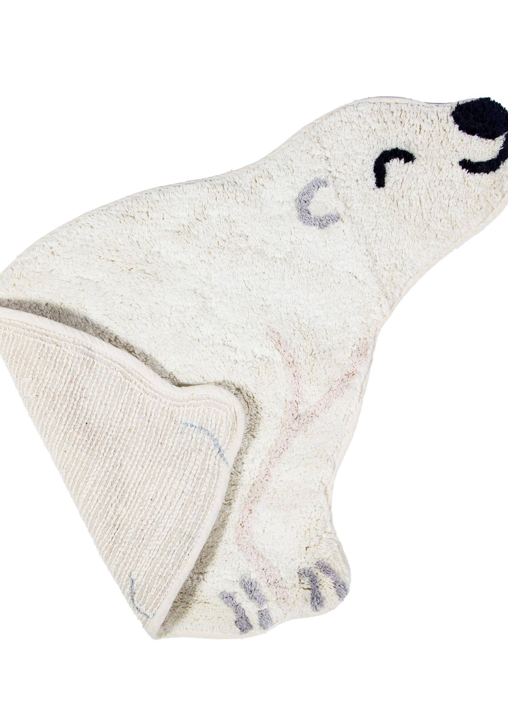 Sass & Belle Vloerkleedje Nanook de ijsbeer uit de Bedreigde Diersoorten collectie van Sass & Belle