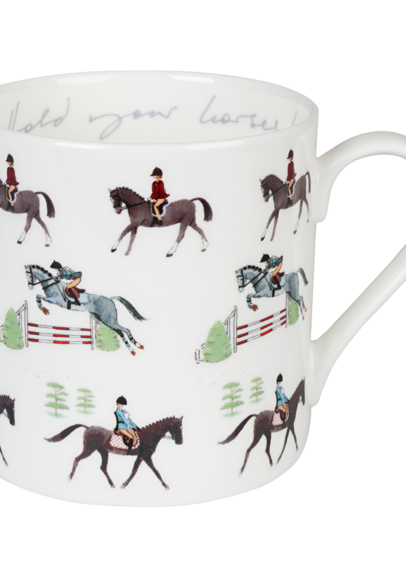 Sophie Allport porseleinen spring paarden mok  275 ml