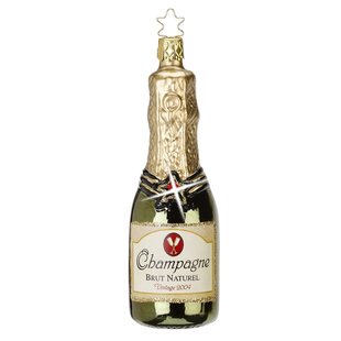 Kersthanger Champagnefles