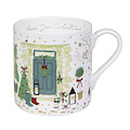 Sophie Allport porseleinen mok Kerstfeest - kerstbeker 275 ml