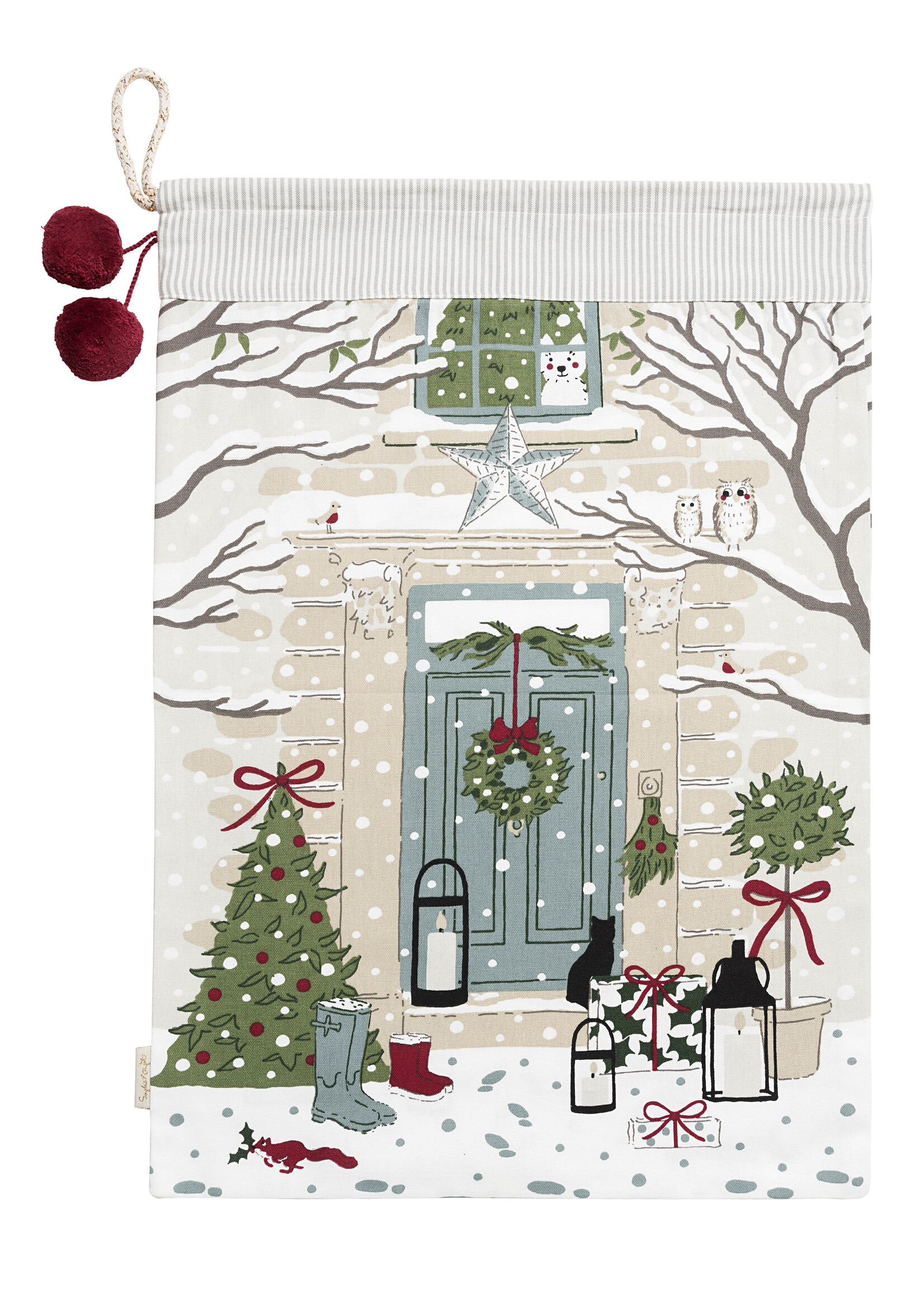 Sophie Allport Cadeauzak Kerstfeest uit de Hulst & Besjes collectie