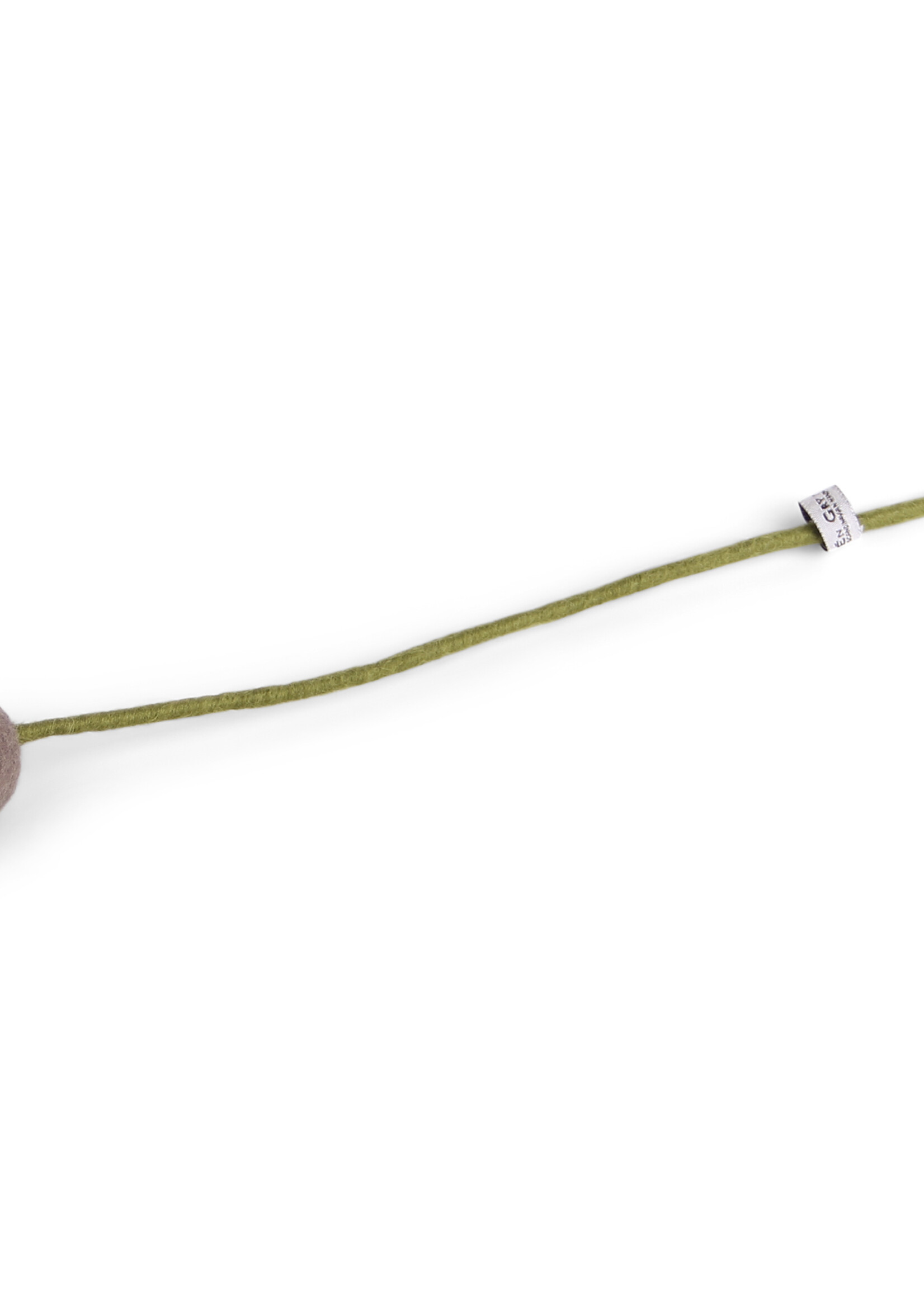 Én Gry & Sif vilten bloem lavendel licht 3 cm doorsnede - 30 cm lengte