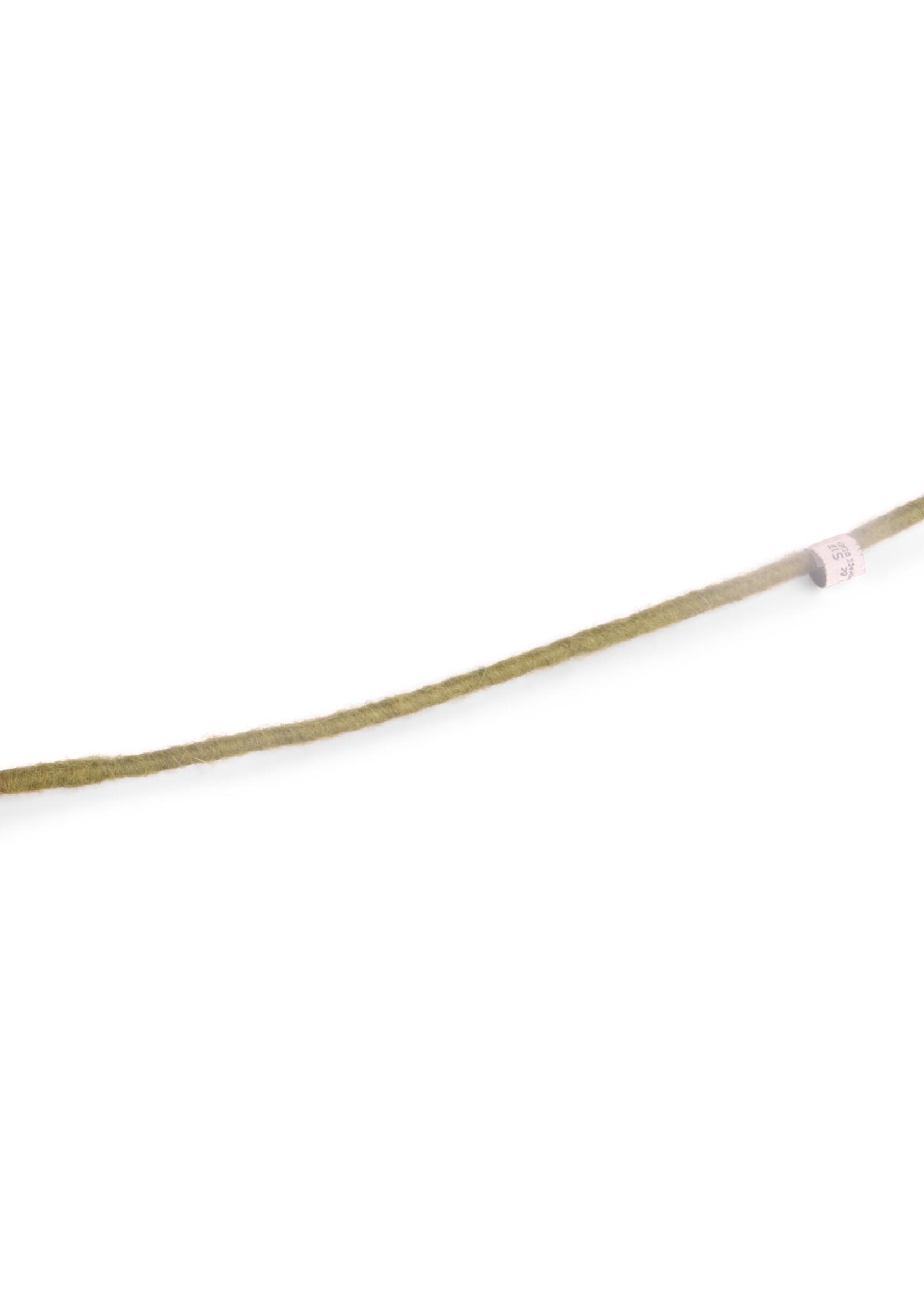 Én Gry & Sif vilten bloem licht rood 2 cm doorsnede - 30 cm lengte