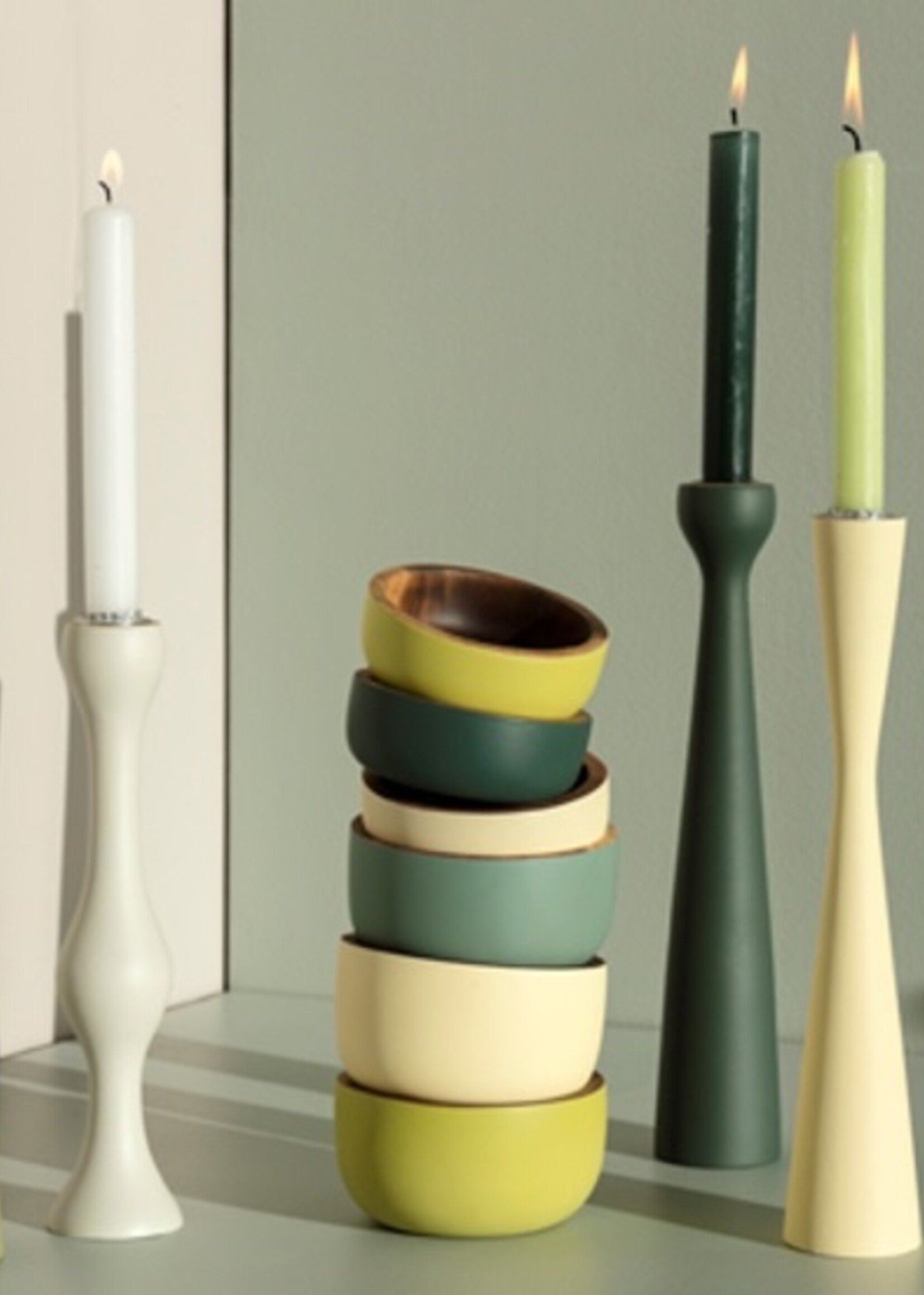 Kinta zeegroen rond schaaltje 11,5 x 6 cm