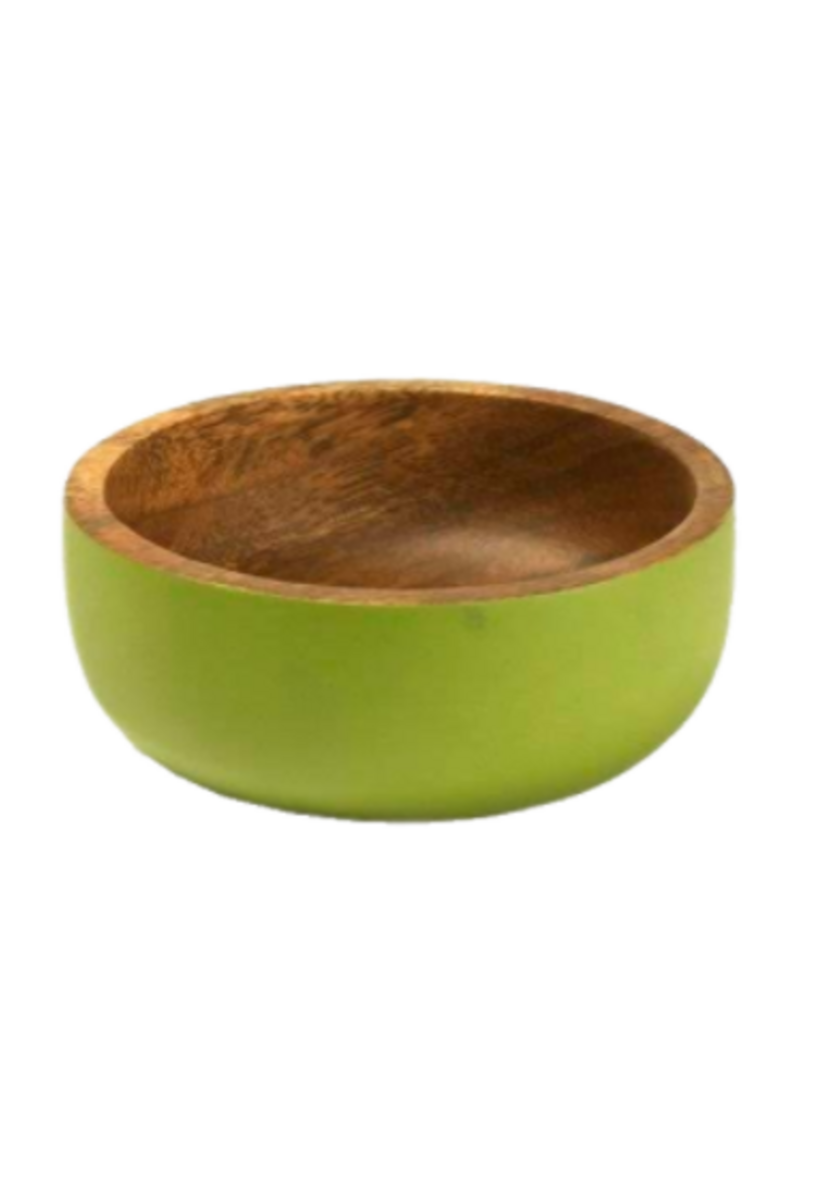 Kinta olijfgroen rond schaaltje 10 x 4 cm