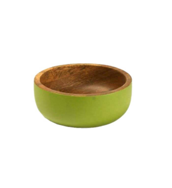 Kinta olijfgroen rond schaaltje 10 x 4 cm