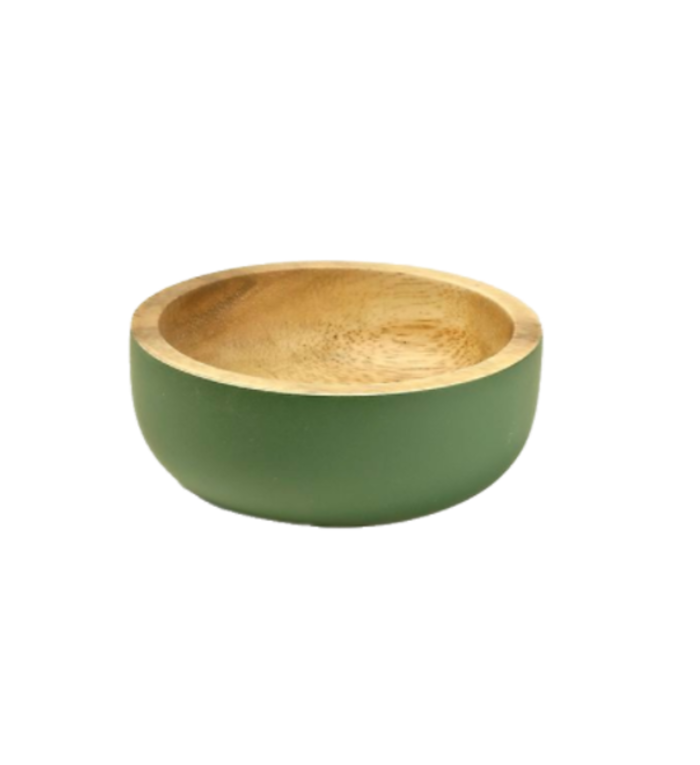 Kinta zeegroen rond schaaltje 10 x 4 cm