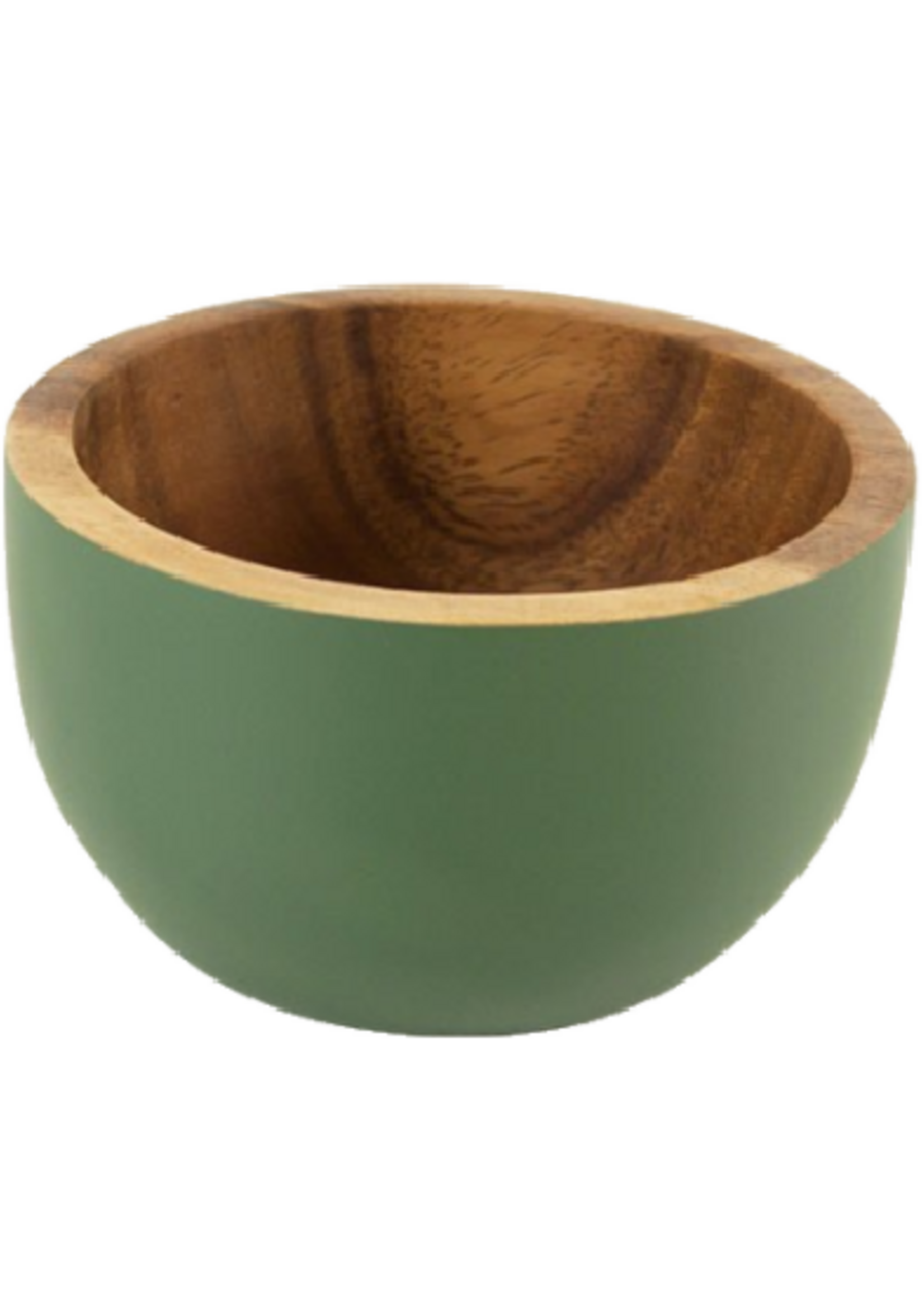 Kinta zeegroen rond schaaltje 11,5 x 6 cm