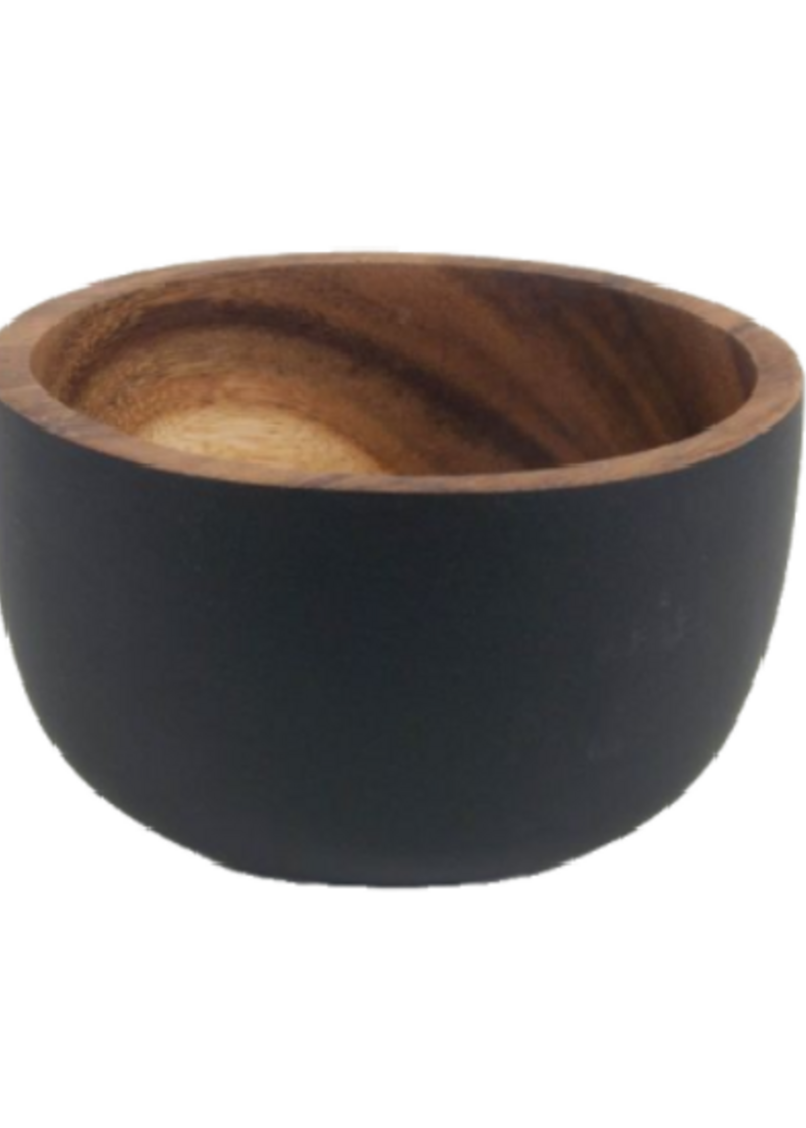 Kinta zwart rond schaaltje 11,5 x 6 cm