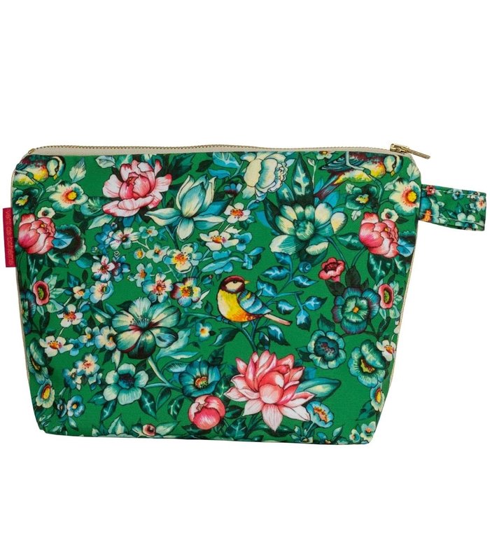 Vent de Bohème  strand clutch - toilettas Nila Groen