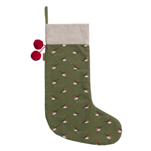 Roodborstjes Christmas Stocking