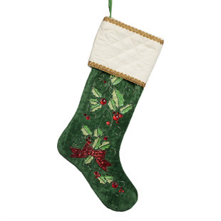 Christmas Stocking met Hulst