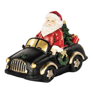 Kerstman in Kerstauto