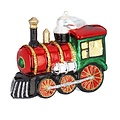 Magic by Inge Kersthanger trein - locomotief kerstboom decoratie van glas 13 cm