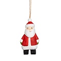Sass & Belle kerstman kerstboomdecoratie van hout 10 cm