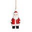 Sass & Belle kerstman kerstboomdecoratie van hout 10 cm