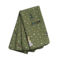 Sophie Allport set van 4 olijfgroene Kerst Servetten uit de Feestelijk Bos collectie