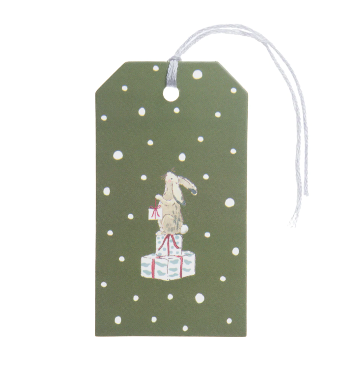 Sophie Allport cadeaukaartjes / cadeau labels / naamkaartjes voor kerstcadeaus Feestelijk Bos set van 8 stuks