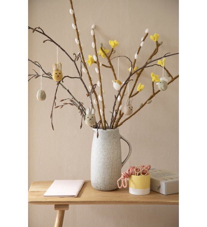 Én Gry & Sif Forsythia tak gemaakt van vilt 60 cm