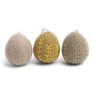 Gedecoreerde Eitjes - Set van 3