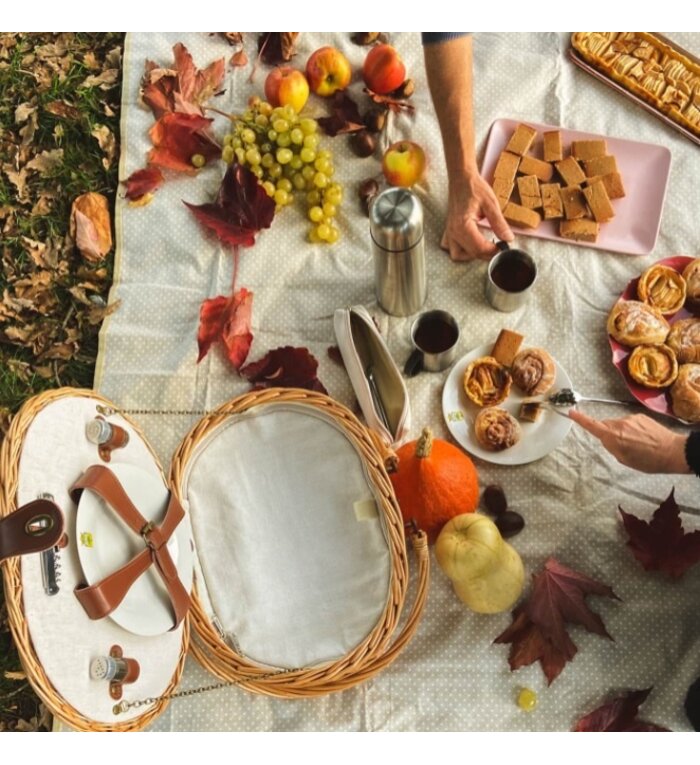 Les Jardins de la Comtesse complete picknickmand voor 2 personen Champagne