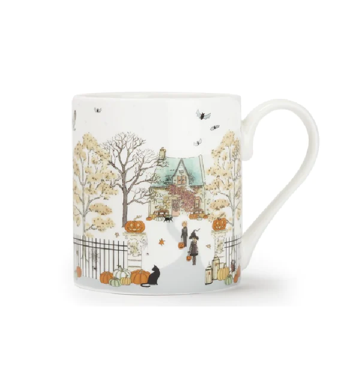 Sophie Allport porseleinen mok Halloween Trick or Treat - koffie- of theebeker in Halloween thema - 275 ml