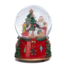Kerst Speeldoos met sneeuwbol Kerstman bij de kerstboom