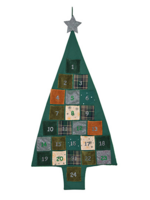 Adventskalender Kerstboom met Zilveren Ster