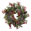 Goodwill Traditionele imitatie Kerstkrans met Dennentakken, Kerstgroen, rode besjes en dennenappels - diameter 46 cm