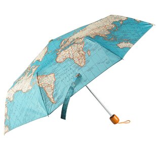 Vintage Wereldkaart Paraplu
