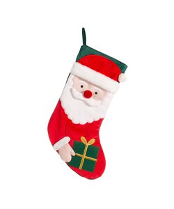 Kerstman met Cadeau Christmas Stocking