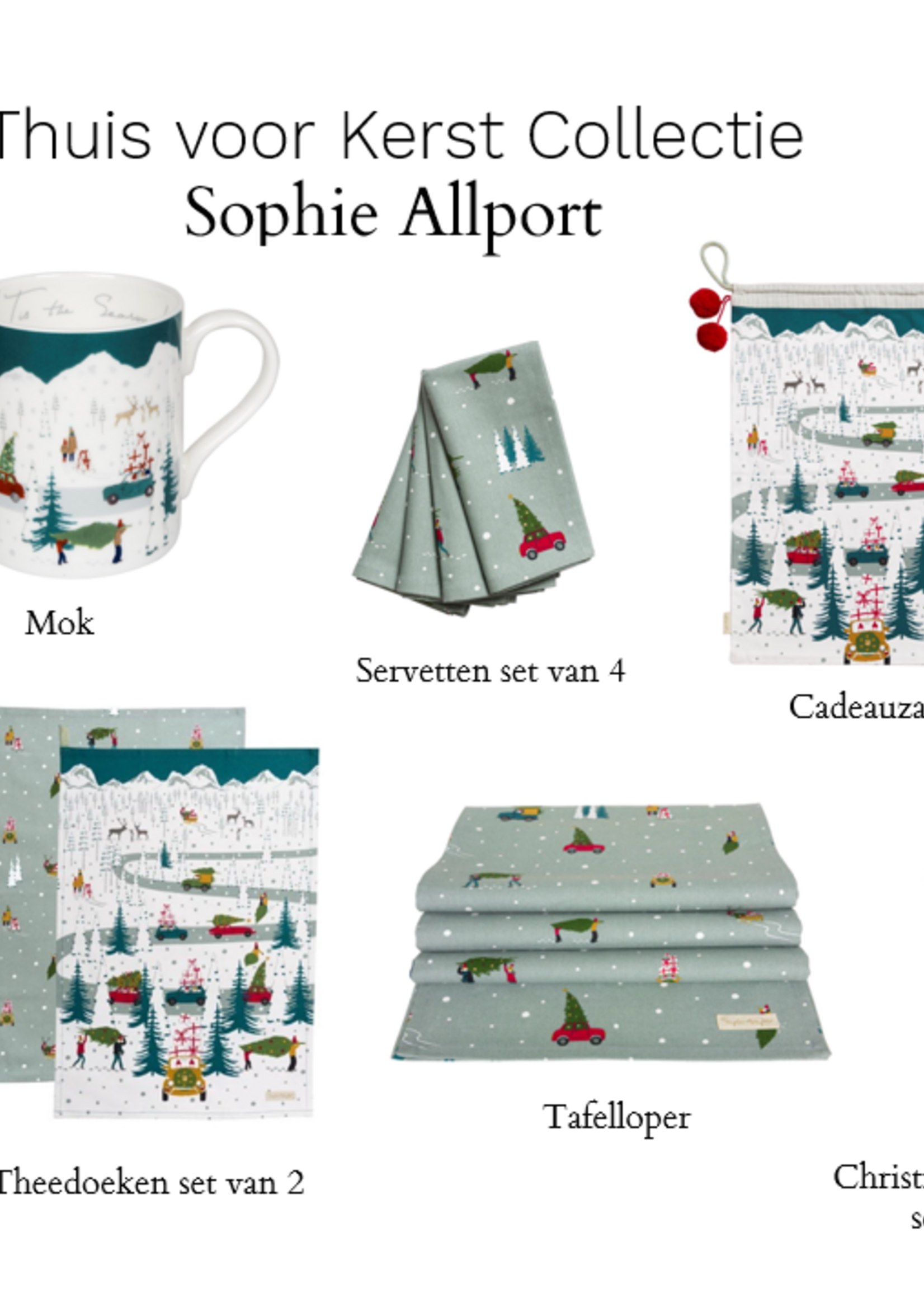 Sophie Allport Thuis voor Kerst Decoratie Kerstsok