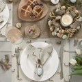 Sophie Allport set van 4 servetten uit de Hazen collectie