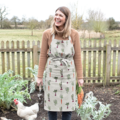 Sophie Allport katoenen schort Groenten uit Eigen Tuin voor volwassenen