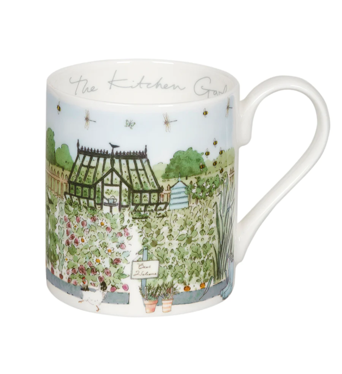 Sophie Allport porseleinen mok 'Uit Eigen Tuin' - Moestuin 275 ml