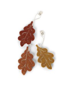 Eiken Herfstbladeren - set van 3