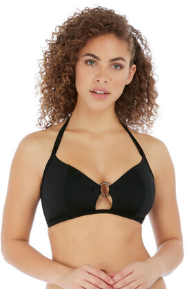 Coco Wave - Triangle Bikinitop - Zwart - 65D
