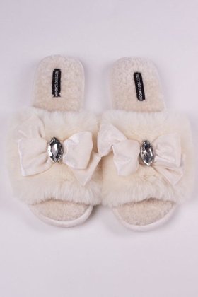 Darcey - Sloffen - Crème - M-38/39